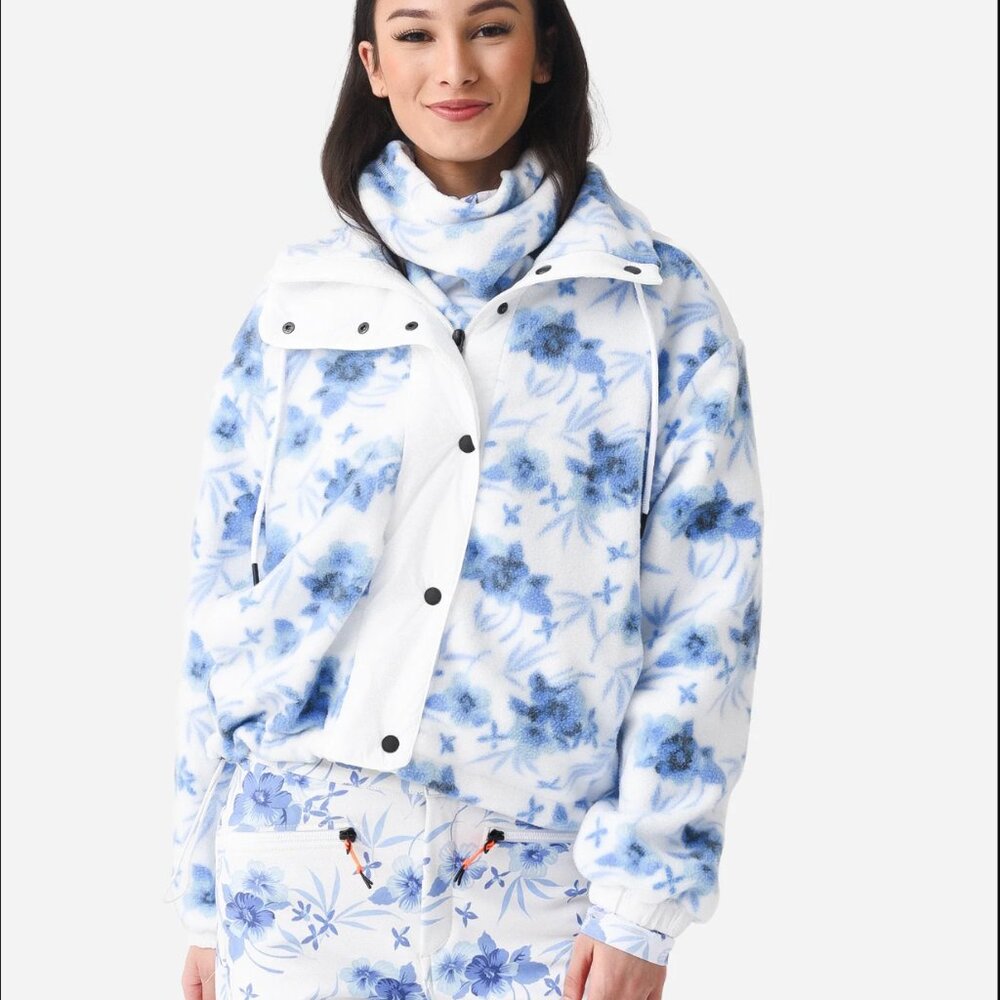 BOGNER FIRE + ICE  X LoveShackFancy Women's Ninetta Fleece Jacket NWT